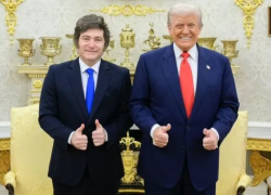 Javier Milei con Donald Trump